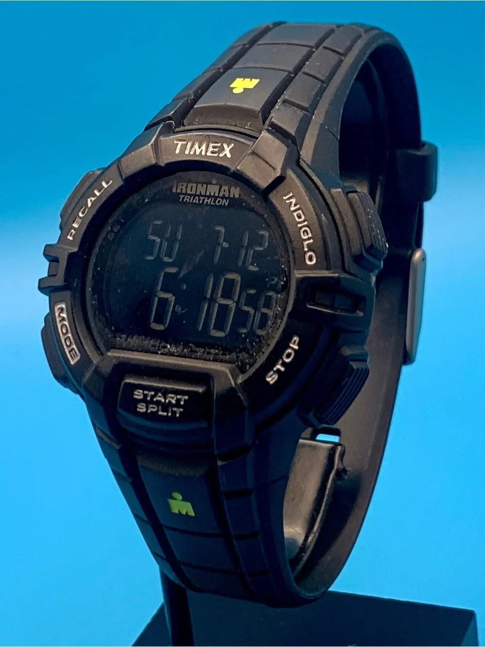 TIMEX IRONMAN TRIATHLON Men’s 2022 Digital Wristwatch Indiglo Works New Battery